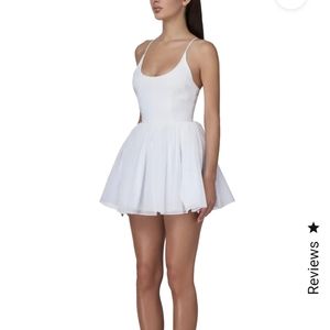 Adeirlina White Petunia Dress